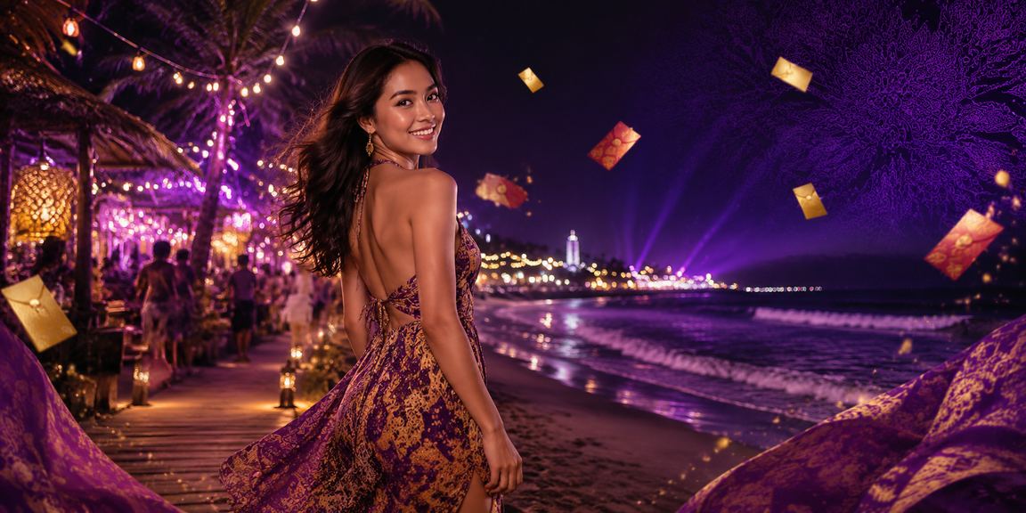 Amplop merah bonus di pasar malam Vietnam melambangkan hadiah dan keberuntungan dalam permainan